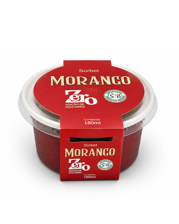 Sorbet de Morango Vegano 180ml